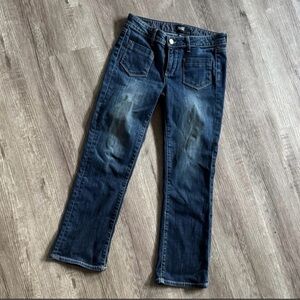 PAIGE Anessa Straight Leg, Patch Pocket Ankle Jeans